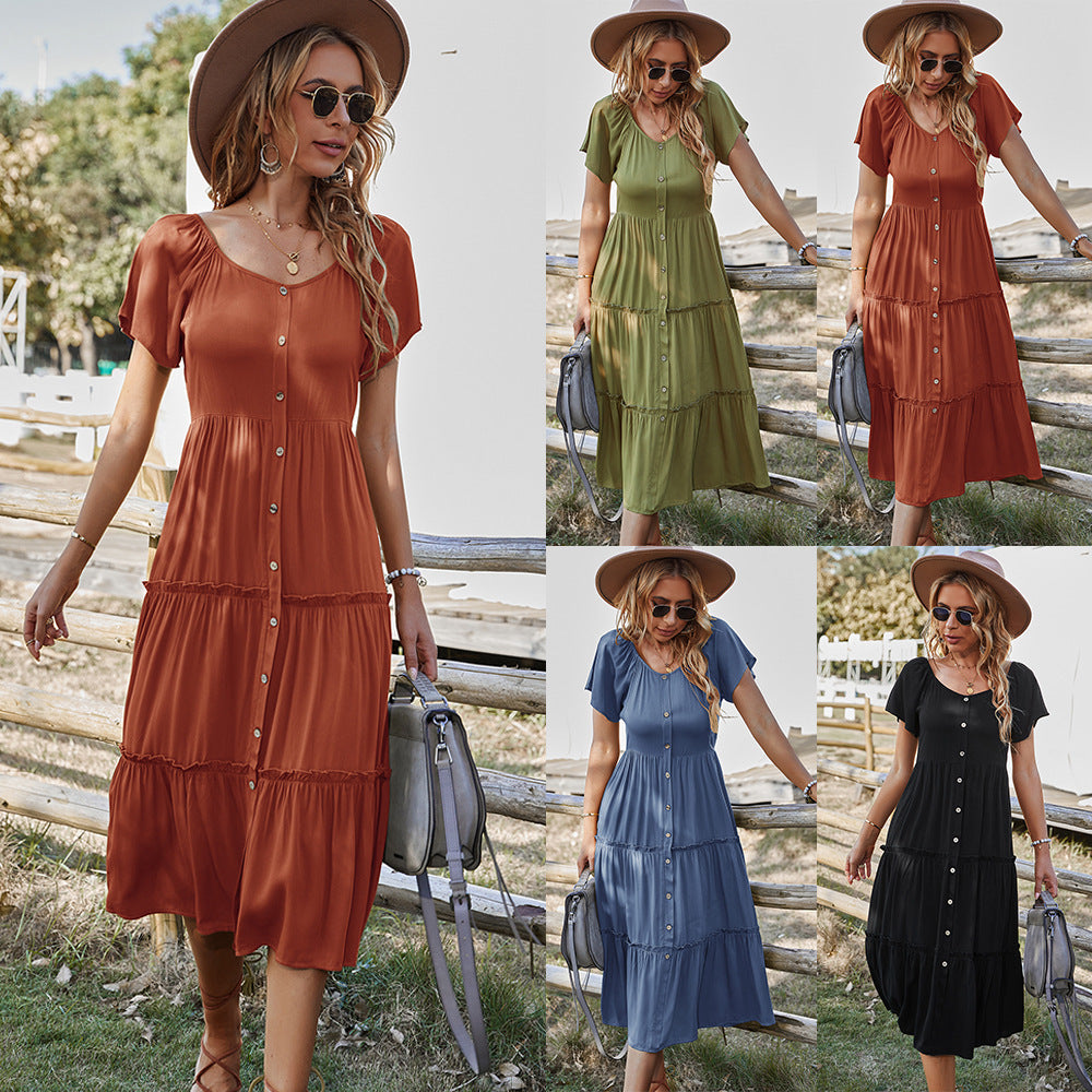 Women's Casual All Match Swing Dress
