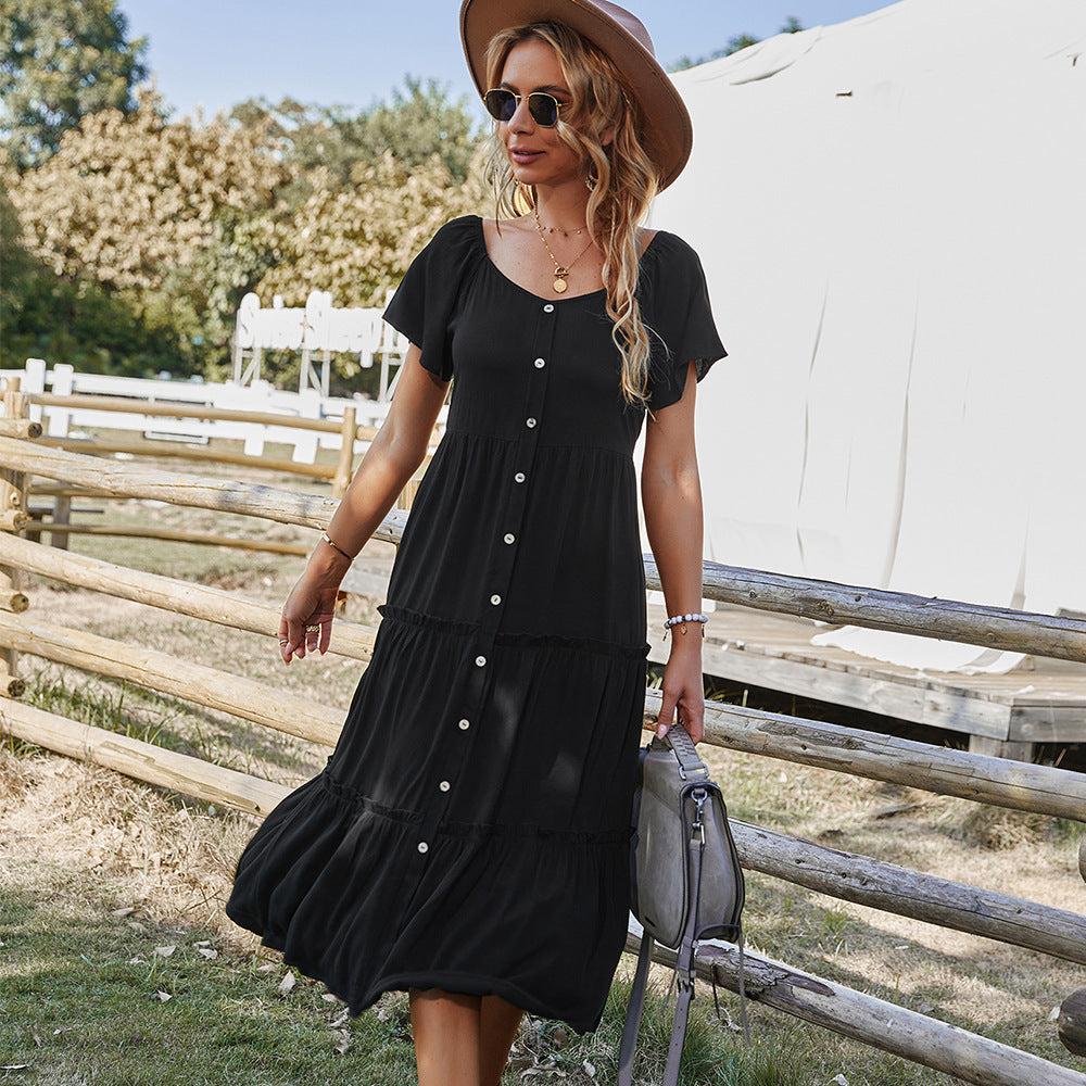 Women's Casual All Match Swing Dress